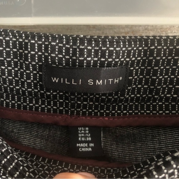 WILLI Smith Size 8 Black/White Ankle Length Pants - Picture 5 of 6